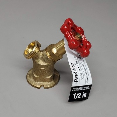 PROLINE Heavy Duty Sillcock Valve 125 PSI Brass Threaded 1/2'' 108-013 (New)