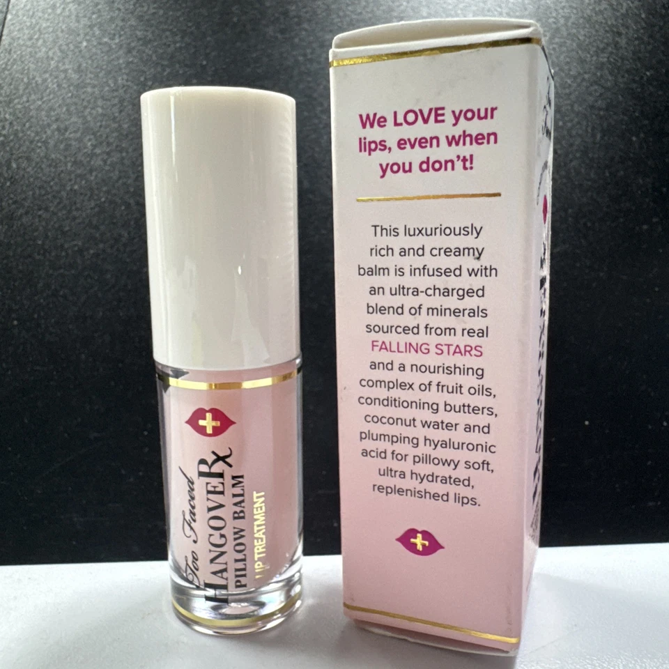 Bálsamo Almohada Resaca Too Faced Tratamiento Labial Ultra Hidratante Original 0.14oz Nuevo en Caja Foto 3 de 4