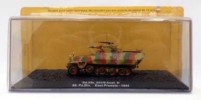 Altaya Maßstab 1/72 A2520L - Sd.Kfz. 251/9 Ausf. D Halbgleis - E.Preußen 1944