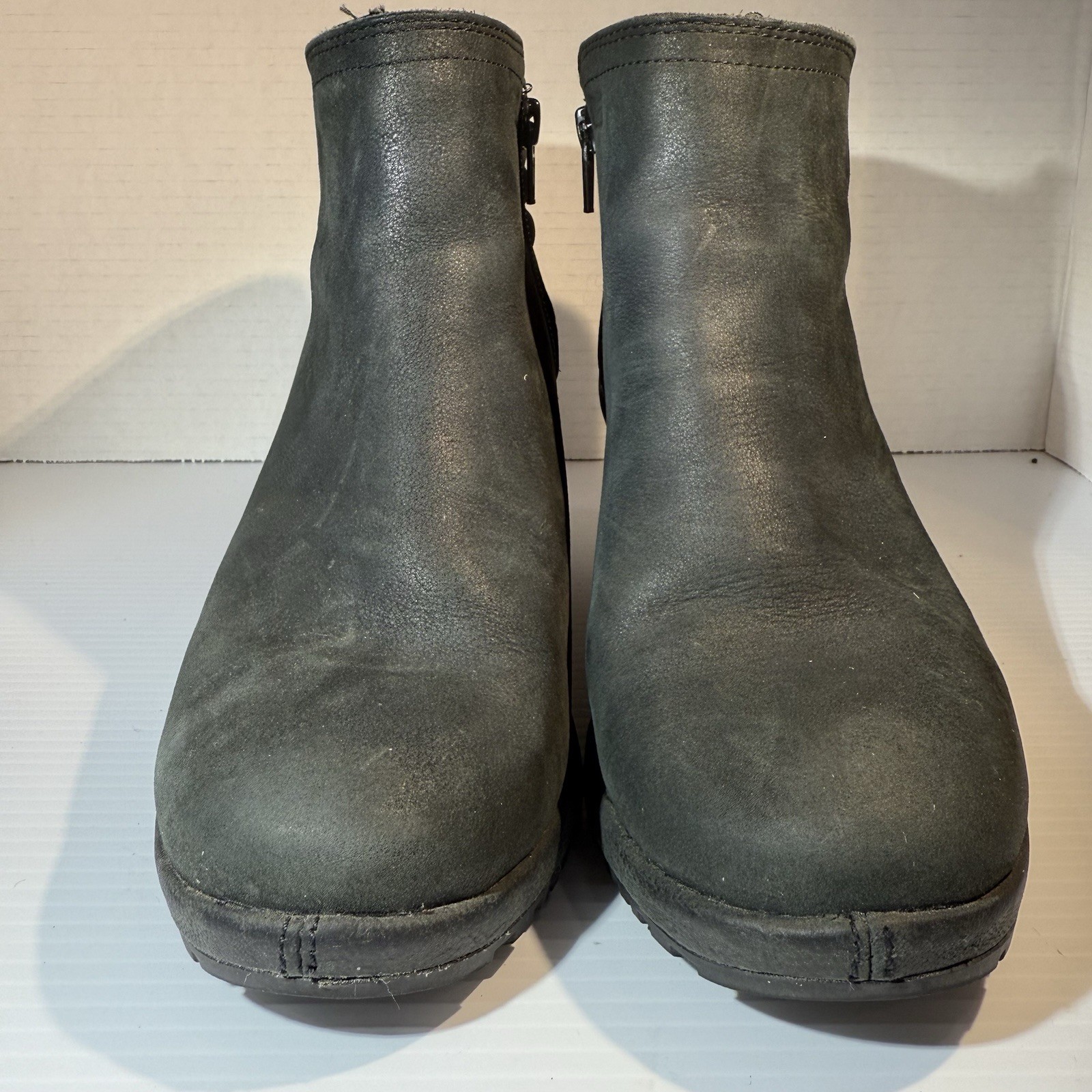 Merrell Tremblant Zeppa Bluff Impermeabile Donna Stivaletto Zip Nero US 7