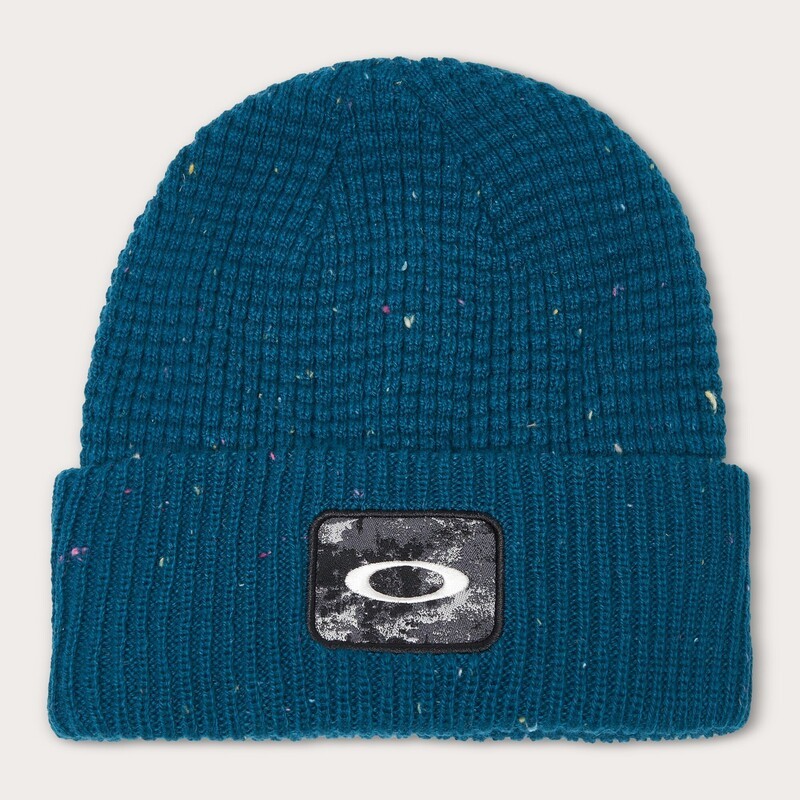 Bonnet bleu gaufré OAKLEY Ellipse Patch en maille premium douce et durable - 2