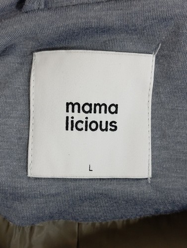 mama licious Damen Parka L grün Knopfleiste Kapuze - Bild 3 von 4