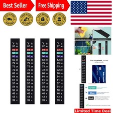 Essential Aquatic  Kombucha Thermometer Strip - Accurate, Adhesive, Easy to Use