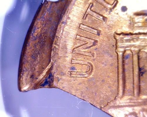 1979d NGC ERROR Off Center + BIG CLIPPED Lincoln Cent BU + Det. Coin O/C Clip NR - Picture 6 of 6