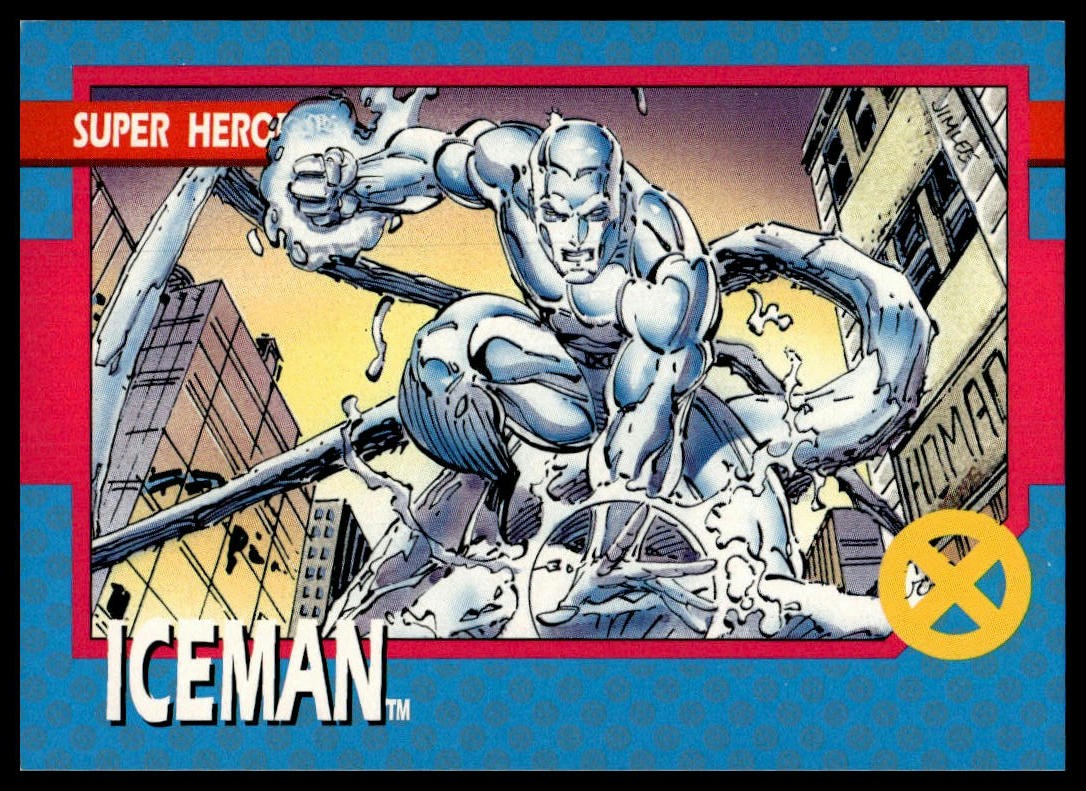 1992 Impel The Uncanny X-Men #4 Iceman