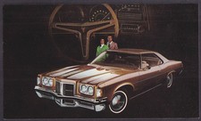 1972 Pontiac Catalina 2-door Hardtop Coupe Dealer Postcard