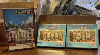 3 Faller & Homes Of Yesterday Dioramas #D4 N Scale Housing C-7 US Seller