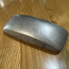 RARE OAKLEY X METAL EYEGLASSES Case, AUTHENTIC 90  s Vintage Heavy Aluminum Case.