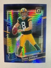 2023 Donruss Optic #242 Sean Clifford Blue Hyper
