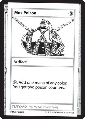 MTG - Mox Poison - Play Test - MB2 - Magic the Gathering