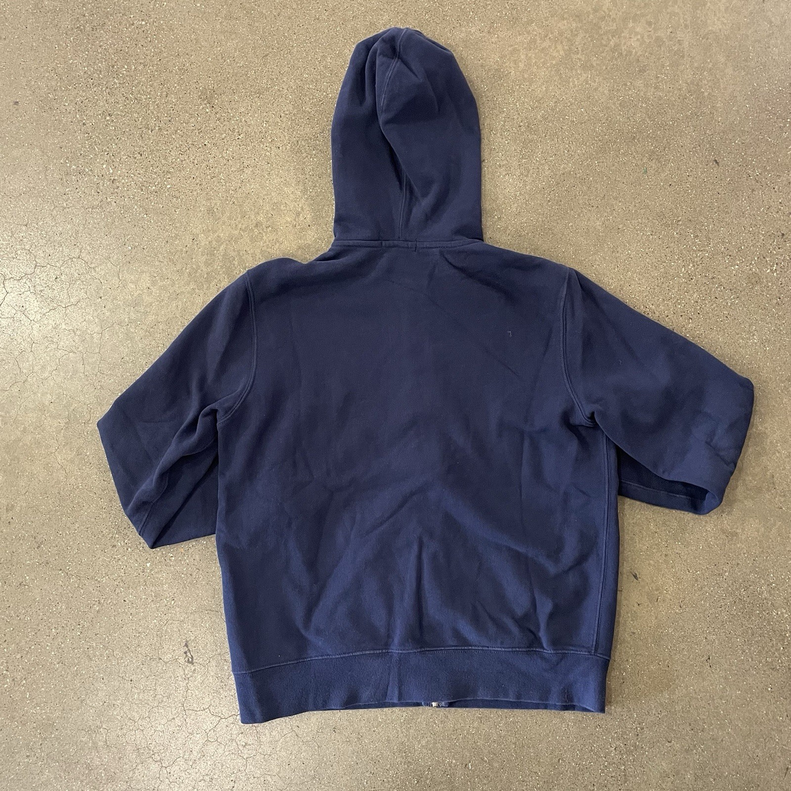 Polo Ralph Lauren full zip blu navy felpa con cappuccio logo Gol Pony taglia XL 18 20