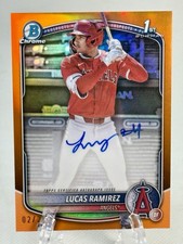 2025 Bowman - Chrome Prospect Auto Lucas Ramirez #CPA-LR True Orange #2/25