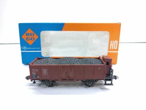 Roco H0 4390A Hochbordwagen mit Ladung - DB - in OVP # 6640 | Zustand: Gebraucht
