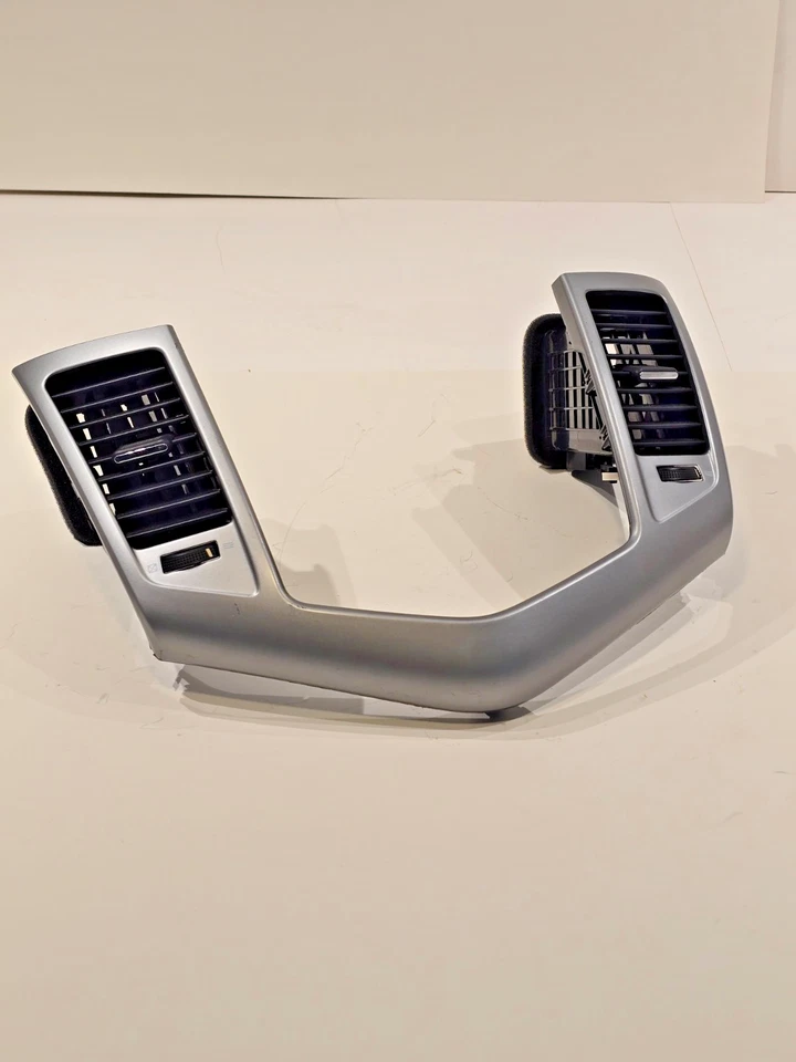11-15 CHEVROLET CRUZE CENTER DASH RADIO TRIM BEZEL A/C VENT SILVER 96829367 OEM - Image 3 of 4
