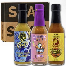 Hot Ones Hot Sauce Challenge Set - Season 28 Heat - Hot Sauces Gift Set - Var...