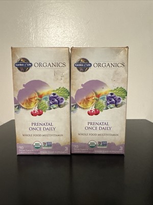Garden of Life Mykind Organic Prenatal Once Daily Multivitamin Capsules -180 Cap