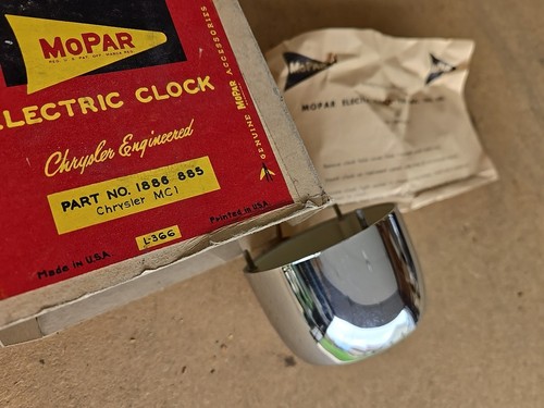 Clock Delete Insert for 1958-1959 Chrysler New Yorker - Saratoga - Windsor - 300 - Picture 3 of 3