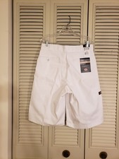 Dickies Mens 32 13 Loose Fit Twill Work Shorts White New 42283wh Wrinkle Resist