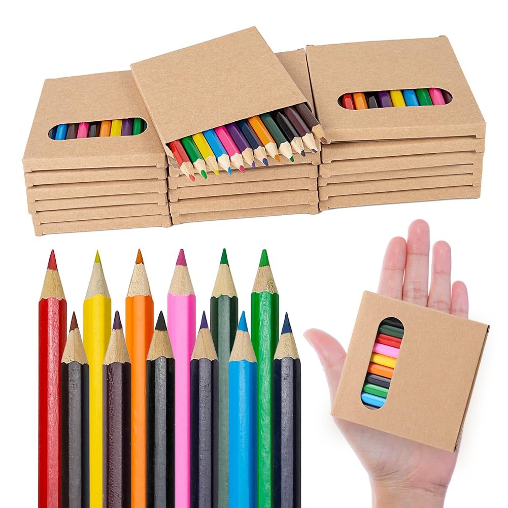 Bulk, 50 Pack Colored Pencils In 12 Colors, 3.5 Inc...