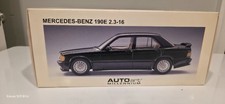 1/18 AUTOart Millennium Mercedes Benz 190E 2.3-16 Metallic Blue Black Rare NIB