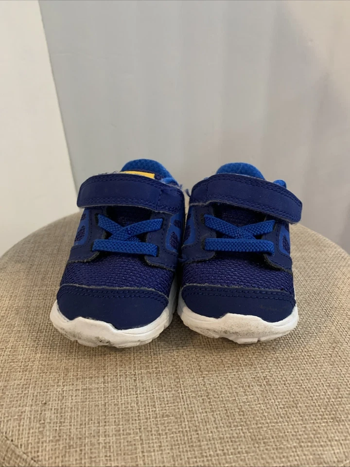 NIKE Downshifter 6 туфли кроссовки ребенка ясельного возраста Sz 3C Royal синий # 684981-402 - Изображение 2 из 4
