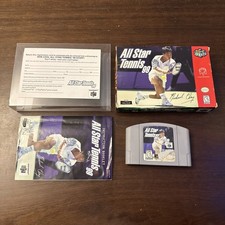 All Star Tennis 99 Nintendo 64 N64 Complete W Reg - Tested - Authentic