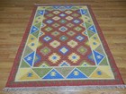 MODERND  ANATOLIA FLATWAVE KILIM GEOMATRIC DESIGND 4x6 RUG — photo 1