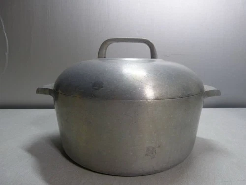 Vintage Wagner Ware Sidney -O- Magnalite 4248-M 5qt Dutch Oven 1st Gen Rare