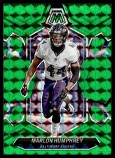 2024 Panini Mosaic Green Prizm Marlon Humphrey Baltimore Ravens #20