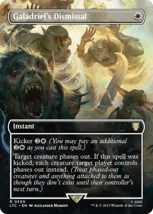Mtg Galadriel's Dismissal foil 4枚 Galadriel's Dismissal (Borderless) -Foil Near Mint MTG | eBay