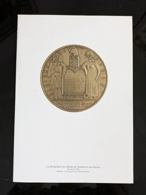 Air France Concorde Menu Medal Series - Photo 1/3