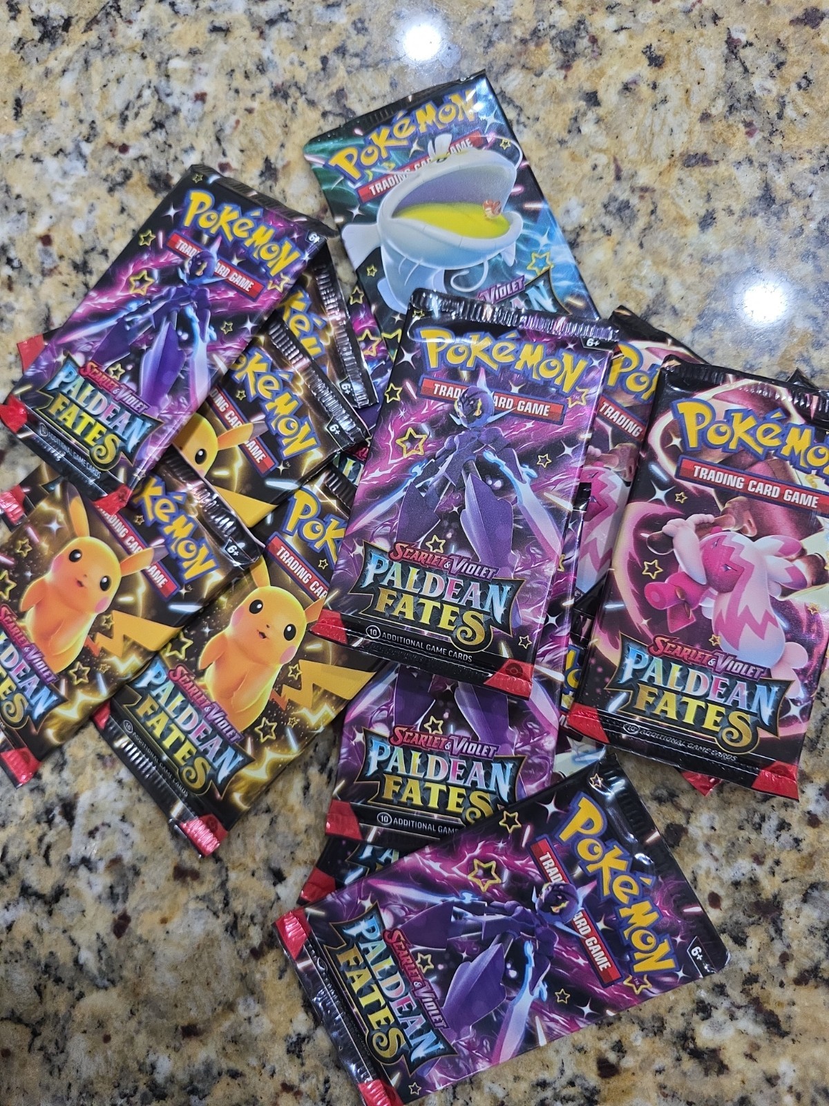 Pokémon Scarlet & Violet Paldean Fates Booster Pack 10 Cards English