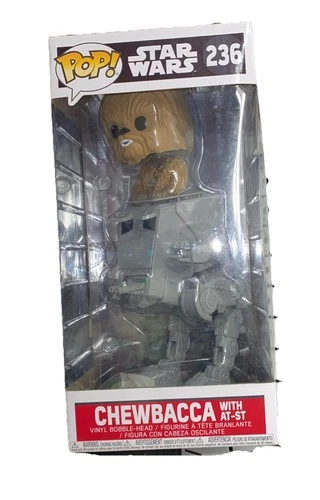 Funko Pop! Deluxe: Star Wars - Chewbacca With AT-ST #236