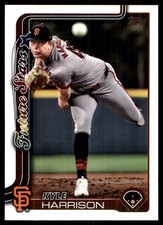 Kyle Harrison 2025 Topps #177 Giants MLB READ FREE SHIPPING AutographDen