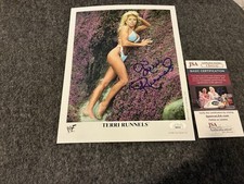 Terri Runnels Signed 8x10 Photo Jsa Coa Wwf Wwe Autograph Diva Sexy