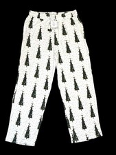 NEW Kate Quinn Retro Bird Tree Christmas Bamboo Pajama Pants Size Medium