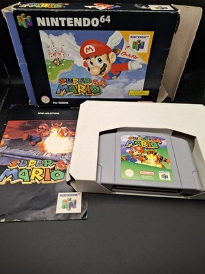 Super Mario 64 Nintendo 64/N64 PAL EUR inkl. OVP & Anleitung Inlay - Geprüft 