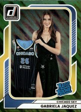 GABRIELA JAQUEZ RC 2026 Donruss WNBA Green Lava #90 Rated Rookie Baske ID:182425
