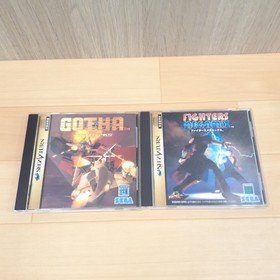 Sega Saturn console Japan White bundle with 5 Games & 2 controllers tested