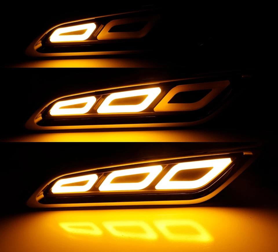 White/Amber Switchback Sequential LED Side Marker Light For 17-up Nissan Armada — 第 4/4 张图片