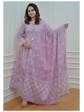 Indian Bollywood Ethnic Kurti Pant Dupatta Set Women's Designer Salwar Kameez