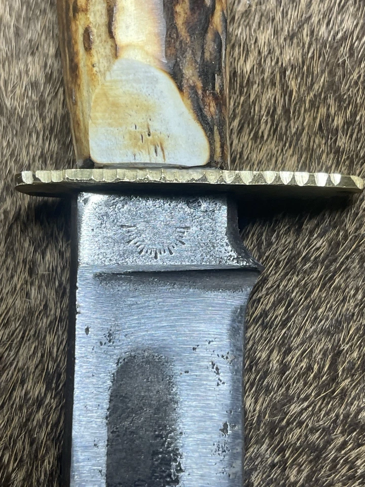 Cuchillo de caza de ciervo vintage años 50’s-60’s Carl Schlieper ojo alemán Foto 3 de 4