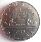 1975 CANADA DOLLAR - AU/UNC - Excellent Coin - Lot #A12