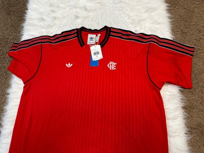 Adidas CRF Flamengo 2025 ICON Red Men's Size XL Soccer Jersey