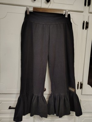 Matilda Jane Women s Big Ruffle Black Pants Size Medium