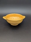 Original Vintage Fiesta Fiestaware Yellow Cream Soup Bowl with Handles