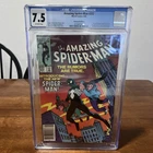 Amazing Spider-Man #252 NEWSSTAND CGC 7.5 - Off White Pages 1st Black Suit 🔥
