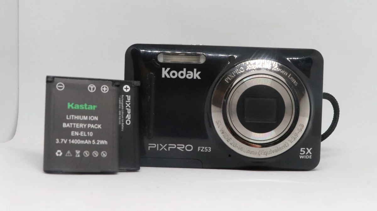 Kodak PIXPRO FZ53 コンパクトデジタルカメラ ブラック Amazon.com : Kodak PIXPRO Friendly Zoom FZ53-BK 16MP Digital