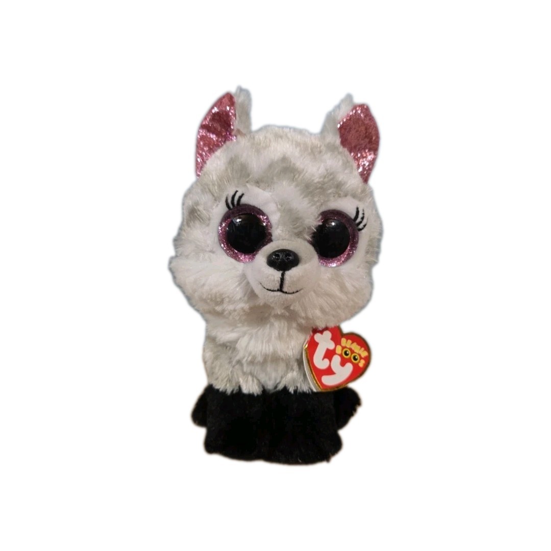 GREAT WOLF LODGE EXCLUSIVE Ty Beanie Boo ELLIE the white wolf NWT RARE 6" Plush 