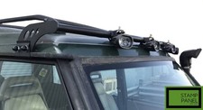 CURVED ROOF MOUNTED SPOT LIGHT BAR & 4 LED SPOTS FOR LAND ROVER DISCOVERY 1 & 2